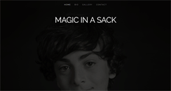 Desktop Screenshot of magicinasack.com